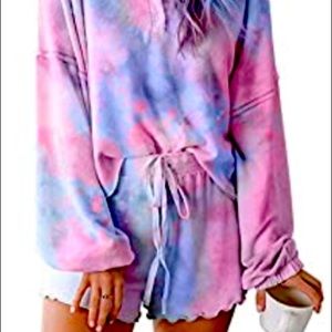 Kikibell Women’s Shorts Pajama Set M